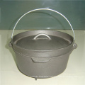 Wax Finished Cast Iron Potjie Pot